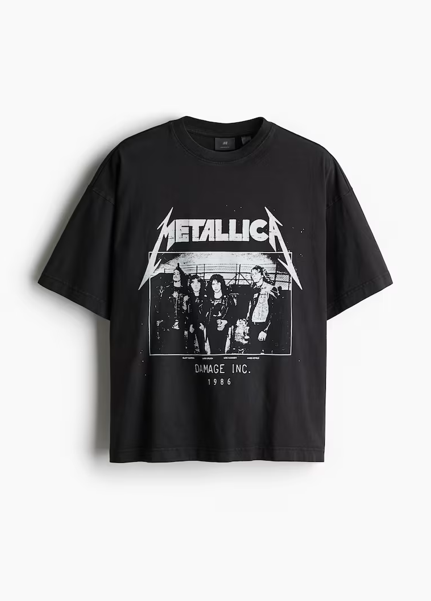 H&M x Metallica Printed T-shirt
